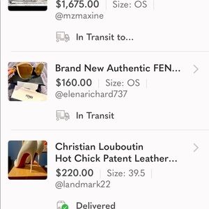 All items have been shipped, delivered or on the way.